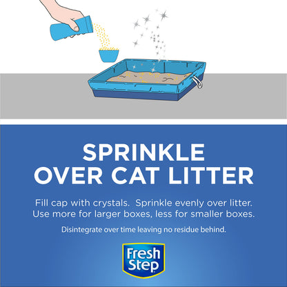Fresh Step Cat Litter Crystals Deodorizer, Summer Breeze Scent, 30 Oz