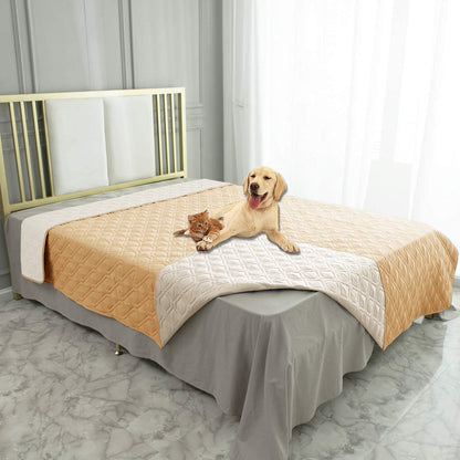 Ameritex Waterproof Dog Bed Blankets Cover for Bed Couch Sofa Reversible