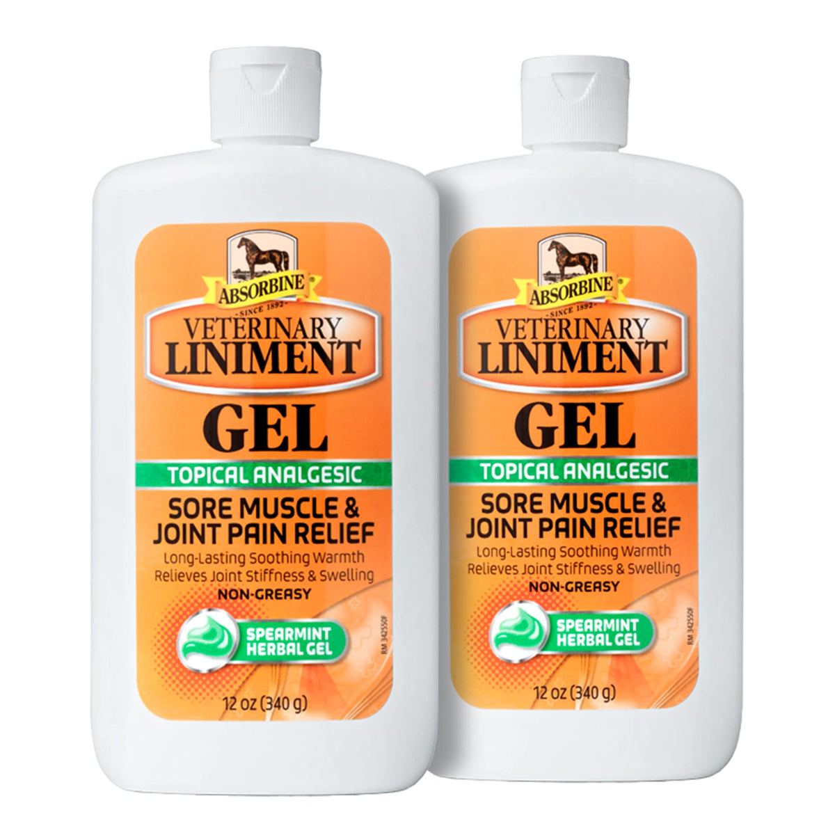 Absorbine Veterinary Liniment Gel, 12 oz Bottle