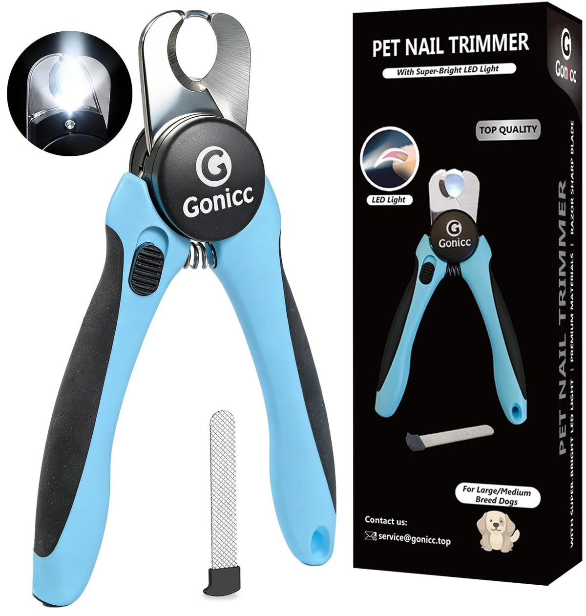 gonicc Professional Dog & Cat, Small Animals Nail Clippers & Trimmers
