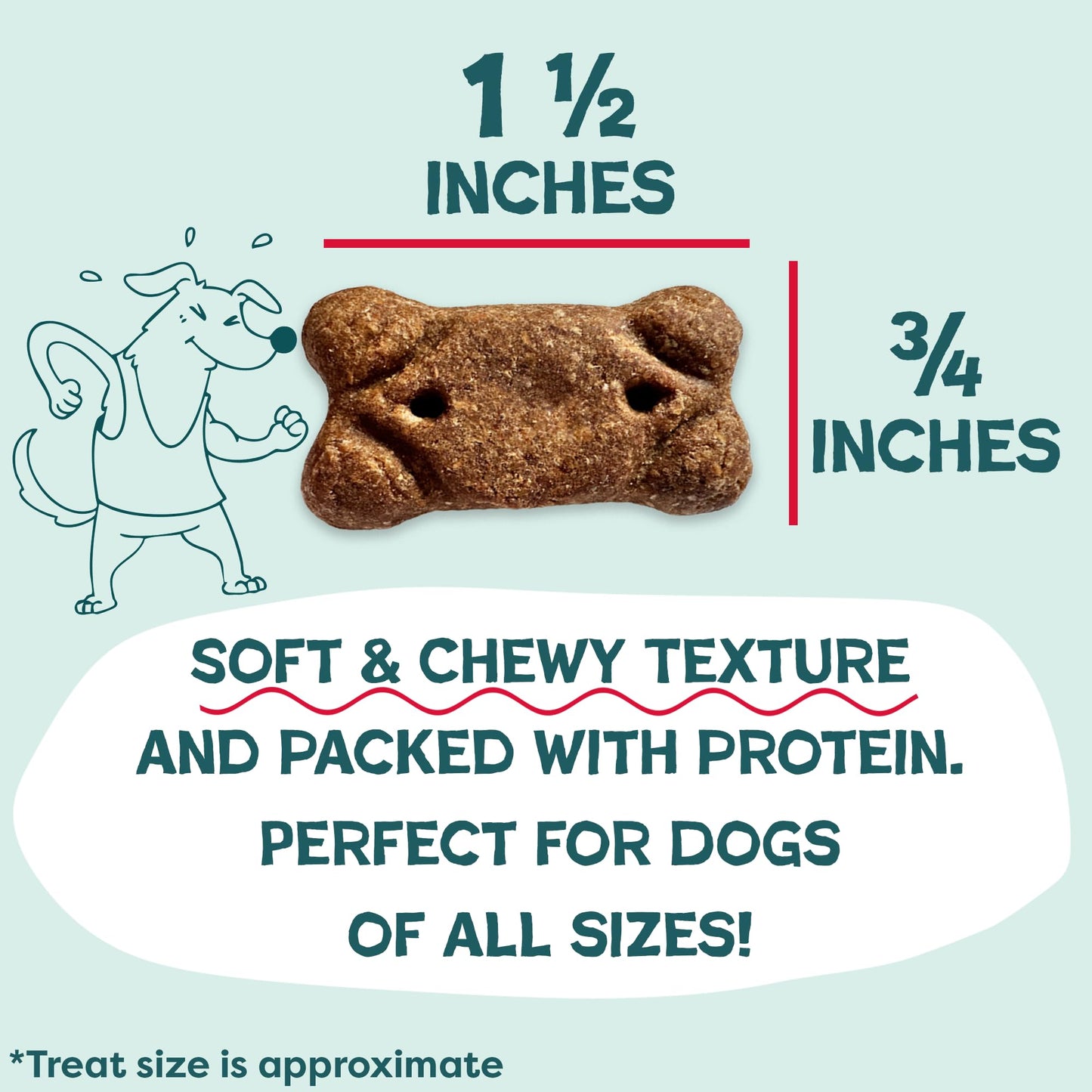 Shameless Pets Bacon Me Crazy Meaty Tenders, Soft Dog Treats, 8oz