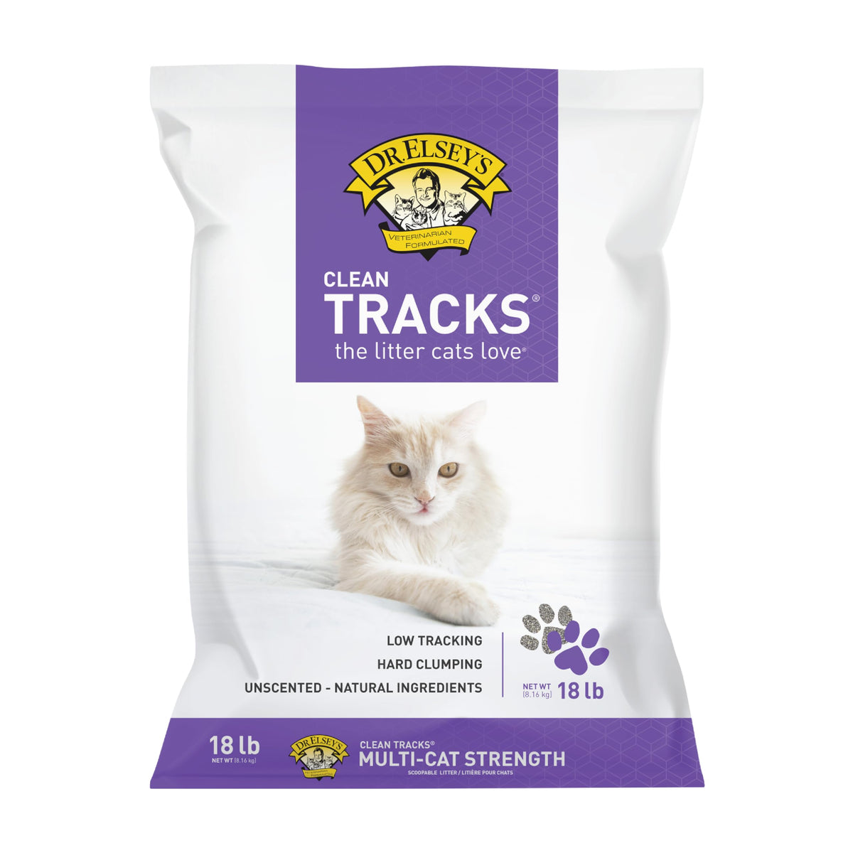 Dr. Elsey's Clean Tracks Clumping Clay Cat Litter, 20 lbs.