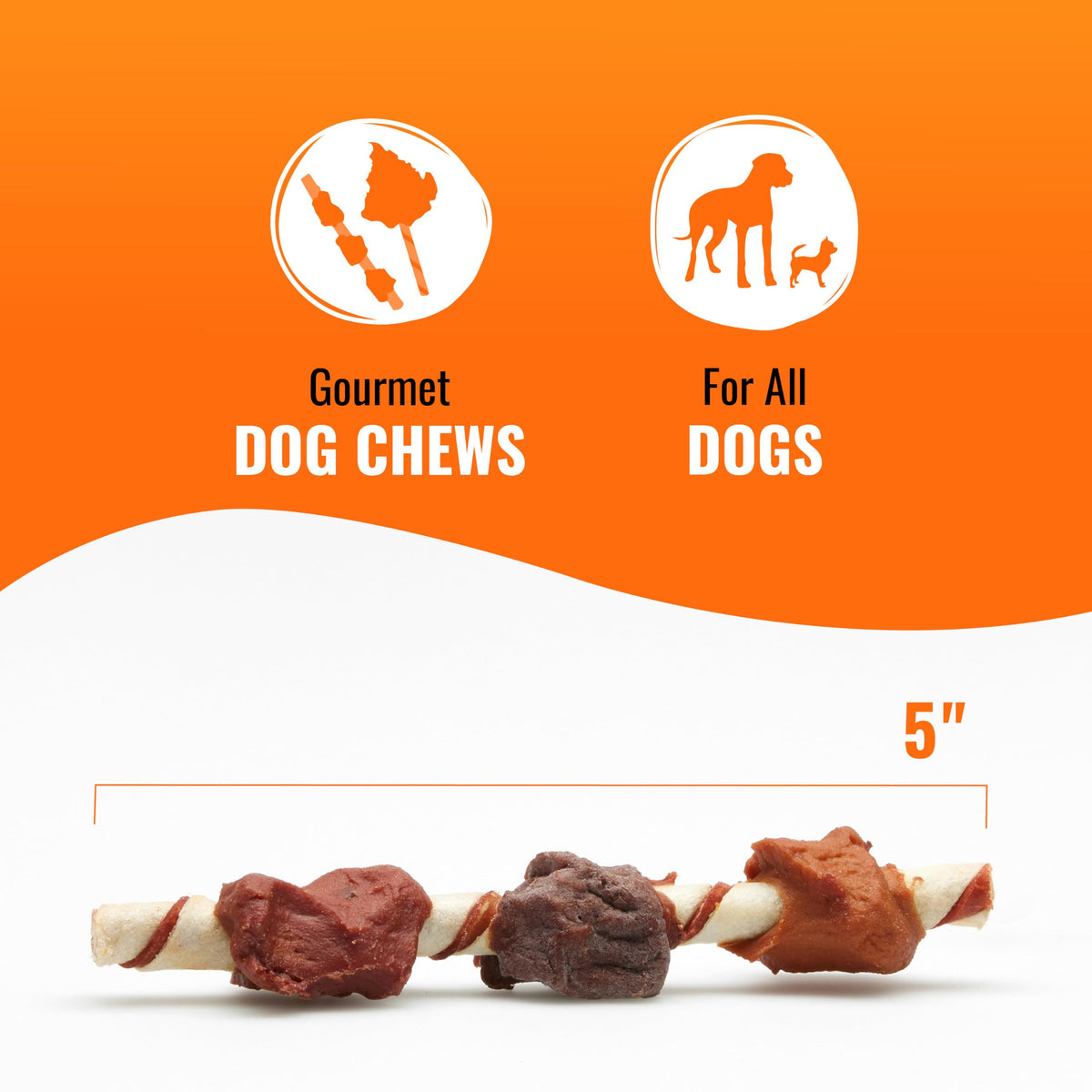 Good 'n' Fun Kabobs Long-Lasting Dog Treat Made With Real Protein, 24 oz