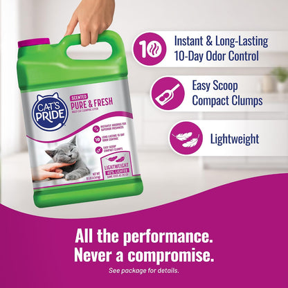 Cat's Pride Pure & Fresh Scented Clumping Litter 10lb
