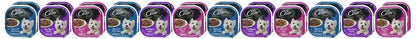 Cesar Filets in Gravy Wet Dog Food, Steak Mix Variety, 3.5 oz, 24 Count