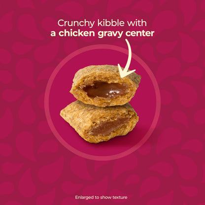 Meow Mix Gravy Bursts Chicken Flavored Cat Treats, 2.7 Oz. Bag