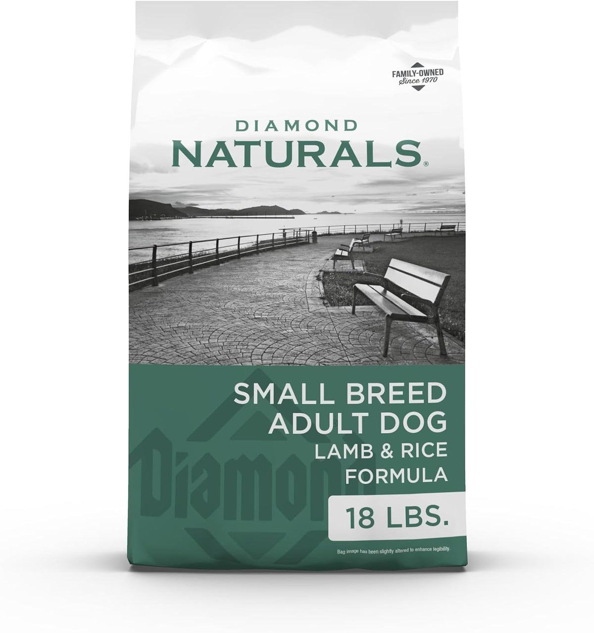 Diamond Naturals Small Breed Adult Dry Dog Food, Lamb & Rice, 18lb