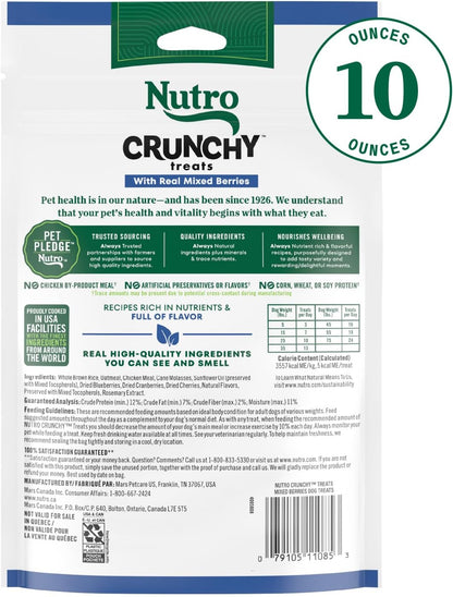 Nutro Crunchy Dog Treats with Real Mixed Berries, 10 oz