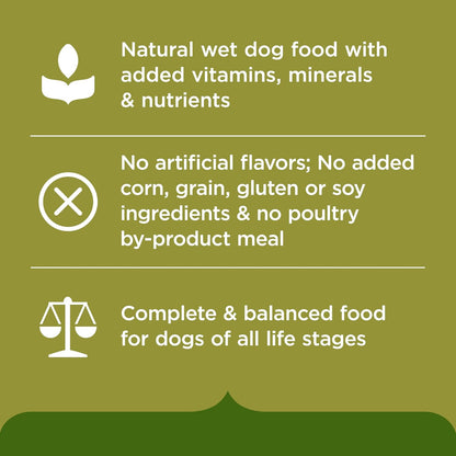 Nutrish Chicken Paw Pie Wet Dog Food, 8 oz. Tub (Pack of 8) (Rachael Ray)