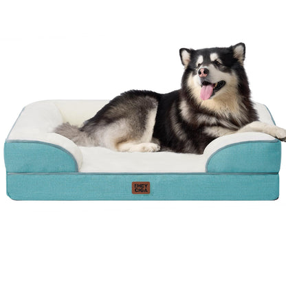 EHEYCIGA Orthopedic Extra Large Dog Bed, Waterproof Washable XL Pet Bed 44"
