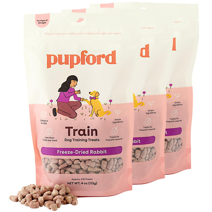 Pupford Freeze Dried Training Treats for Dogs & Puppies (Beef Liver, 4 oz)