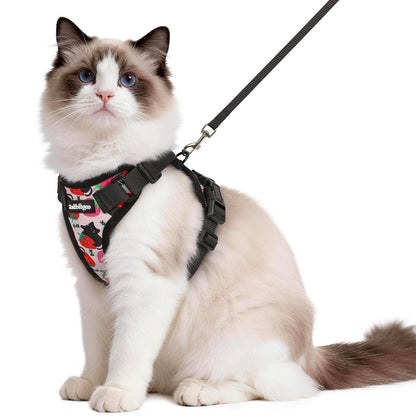 rabbitgoo Cat Harness and Leash Set, Escape Proof Vest, Emerald