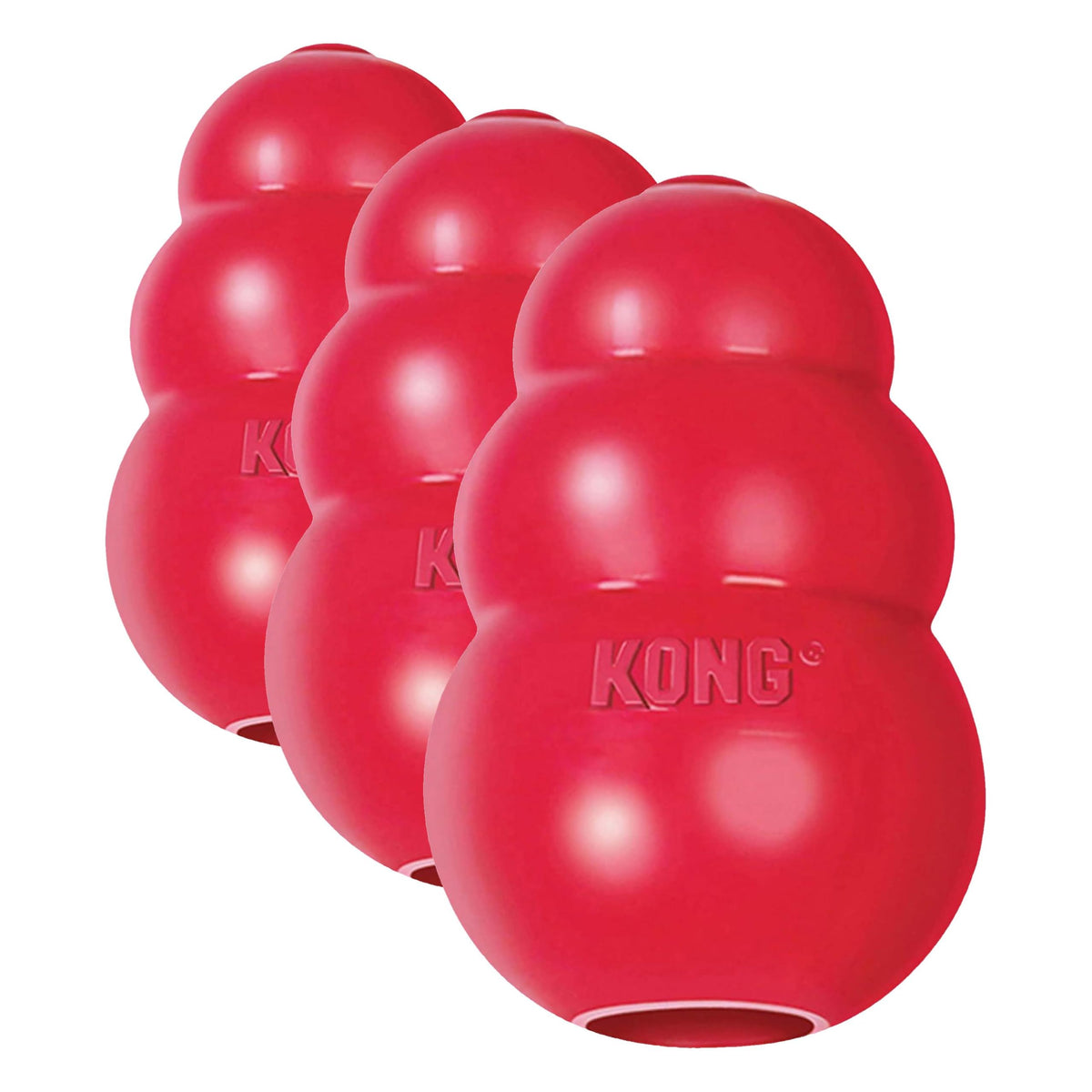 KONG Classic Stuffable Dog Toy, Natural Rubber Chew, for Large Dogs