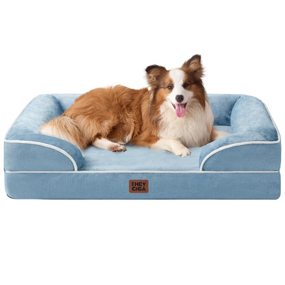 EHEYCIGA Orthopedic Small Dog Bed, Waterproof Memory Foam Washable Pet Beds