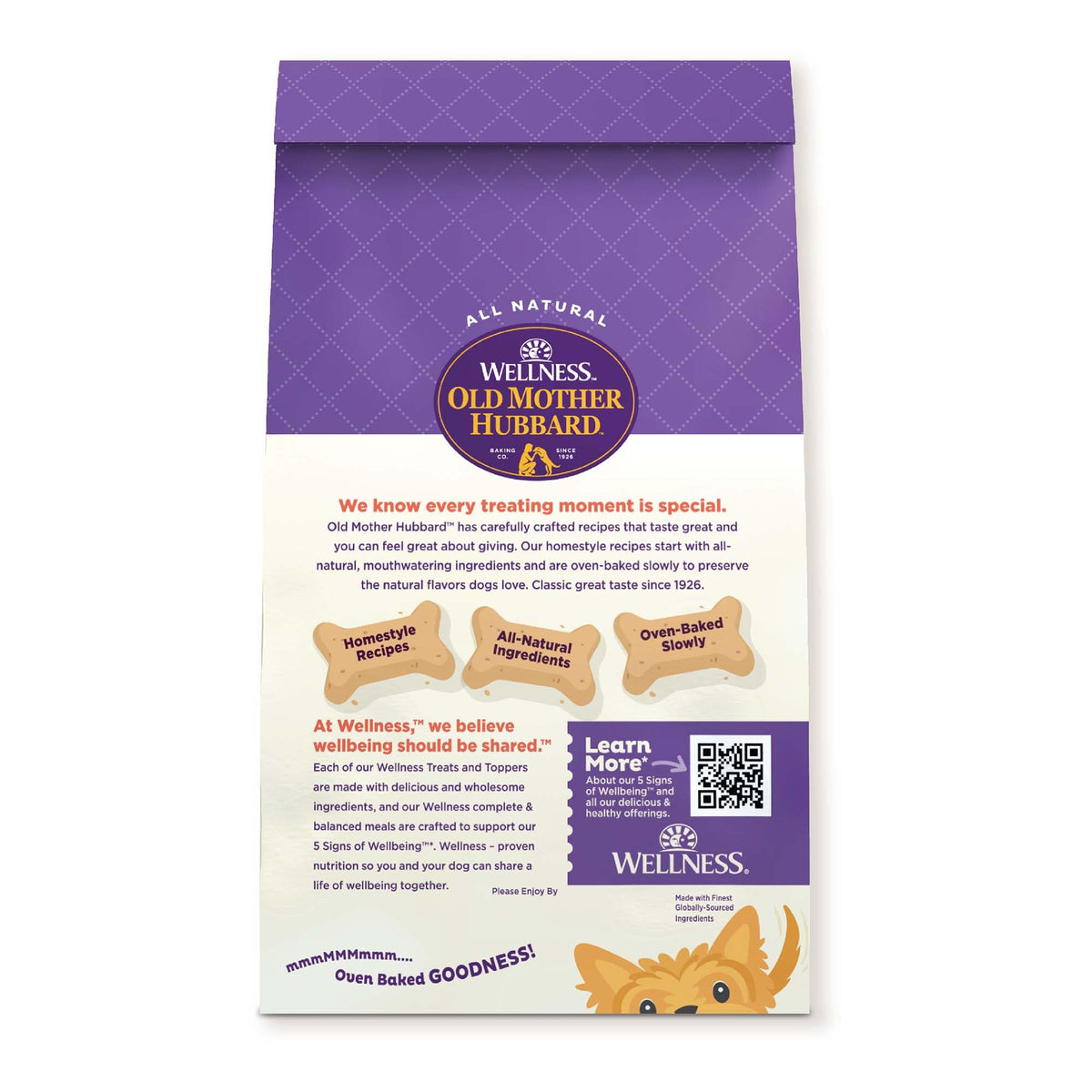 Old Mother Hubbard Wellness P-Nuttier Dog Biscuits, Natural, Training Treats, Peanut Butter Flavor, Mini Size, (20 Ounce Bag)