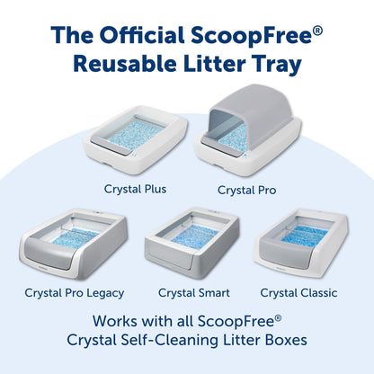 PetSafe ScoopFree Premium Crystal Litter, Fresh Scent, 4.3 Lb Bag, 2 Pack