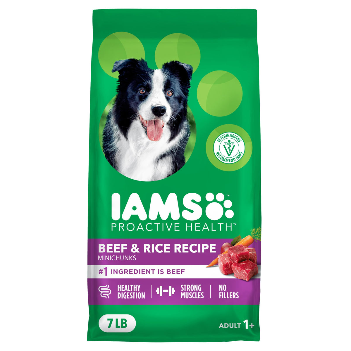 IAMS Proactive Health Adult Minichunks Dry Dog Food, Chicken, 30 lb