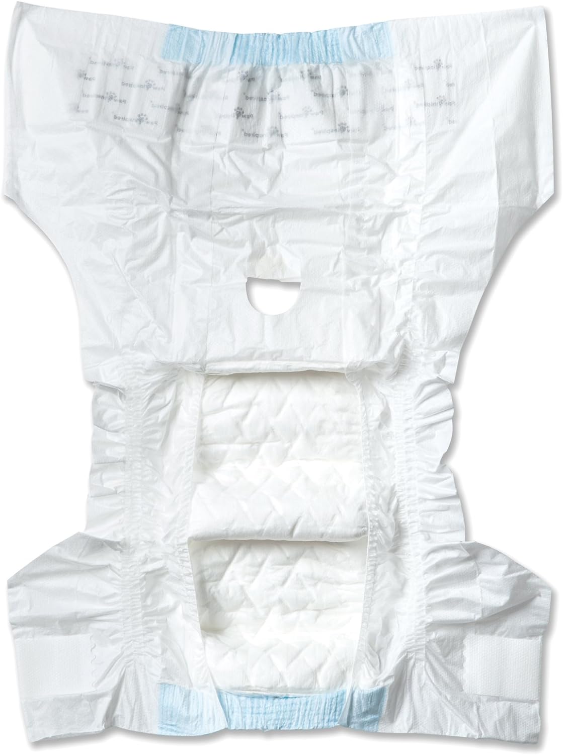 Paw Inspired Disposable Female Dog Diapers, Medium Plus Size, 32 Count