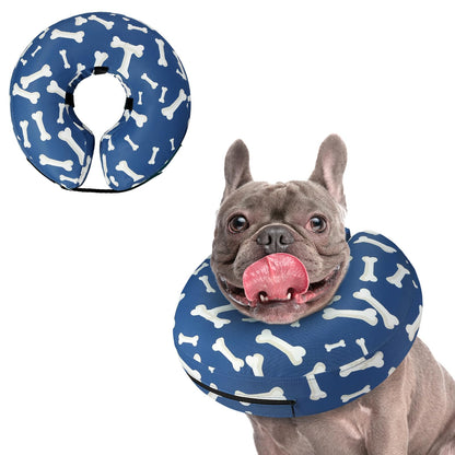 Supet Inflatable Dog Cone Collar for Small Dogs Puppies Cats, Soft Dog Cone Alternative After Surgery for Puppies Cats to Stop Licking