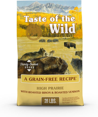 Taste of the Wild High Prairie Adult Dry Dog Food, Roasted Bison, 28lb