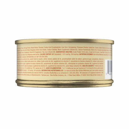 Blue Buffalo Tastefuls Wet Cat Food, Made with Natural Ingredients, Tuna and Chicken Flaked Entrées in Gravy, 3oz Cans, 4-Count Variety Pack Trial Size