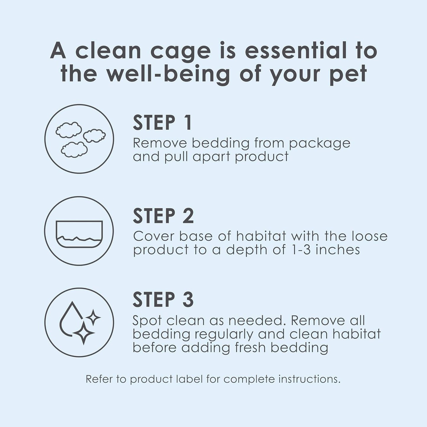 Kaytee Clean & Cozy Paper Bedding for Small Animals, White, 49.2 Liters