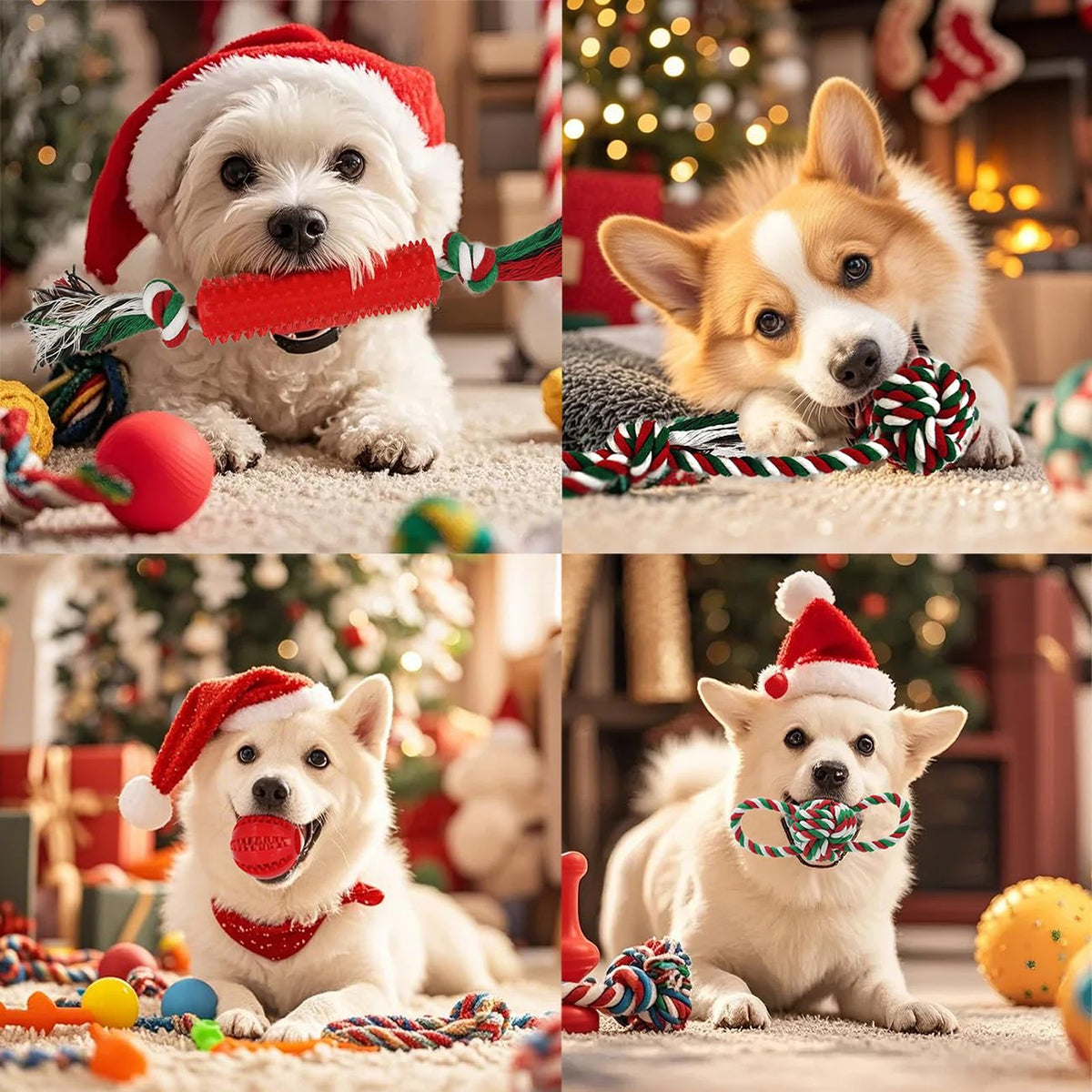 Beiker 20 Pack Puppy Chew Toys, Dog Teething Toys for Puppies Small Dogs