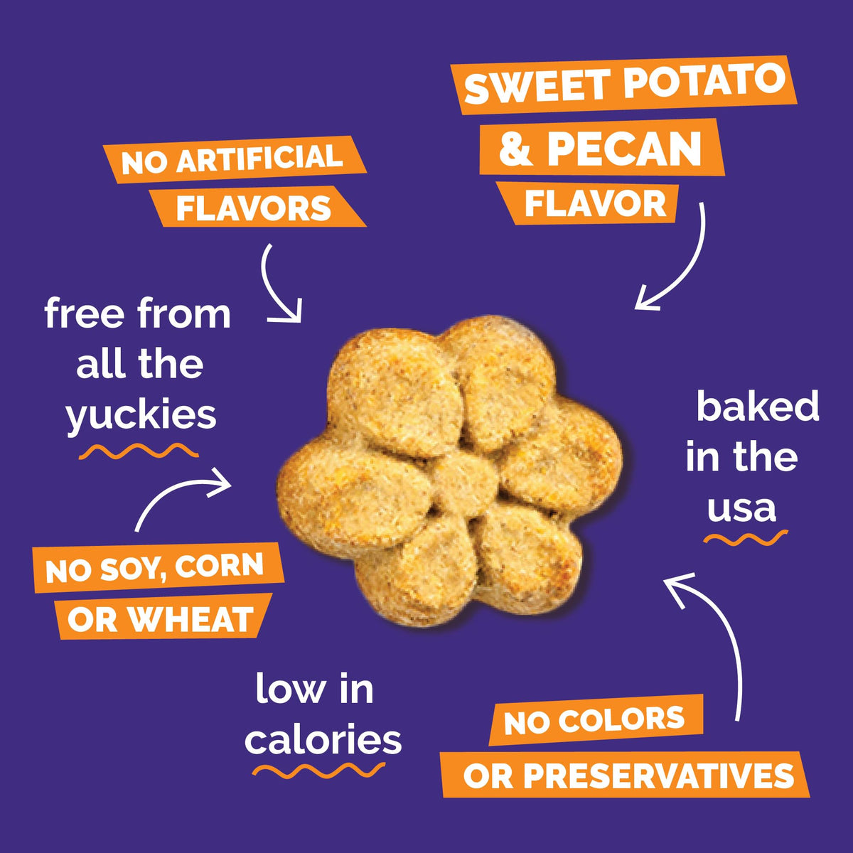 Fruitables Baked Dog Treats, Low Calorie Treats, Pumpkin & Blueberry, 12oz