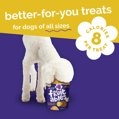 Fruitables Baked Dog Treats, Low Calorie Treats, Pumpkin & Blueberry, 12oz