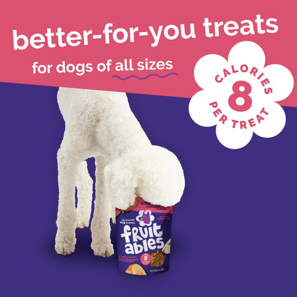 Fruitables Baked Dog Treats, Low Calorie Treats, Pumpkin & Blueberry, 12oz