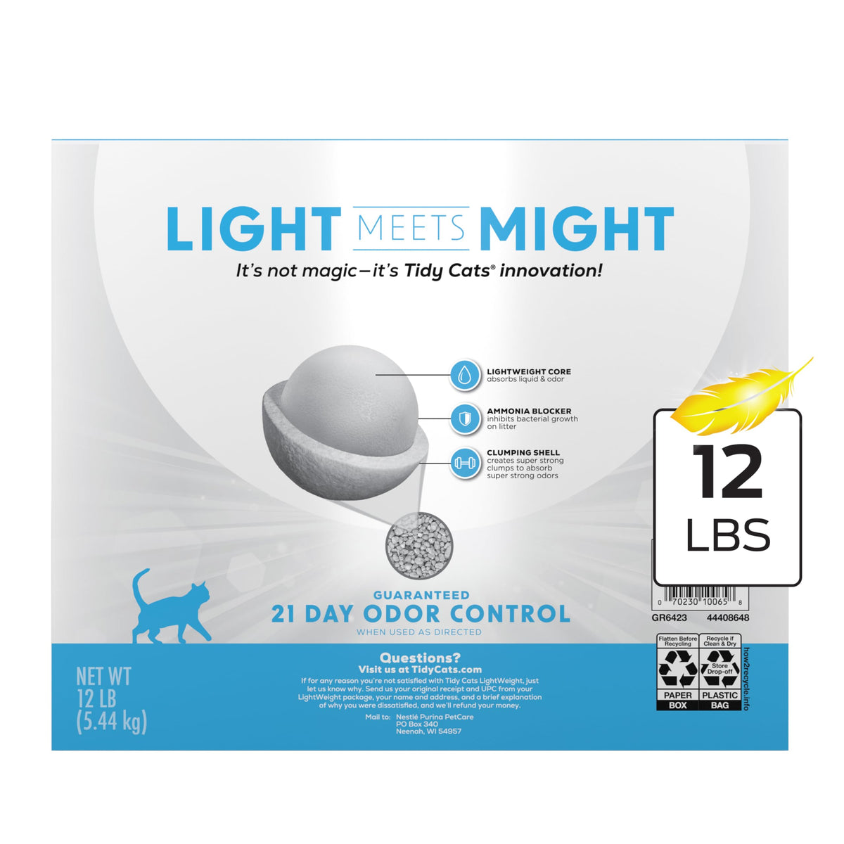 Purina Tidy Cats LightWeight Glade Clear Springs Litter, 17 lb