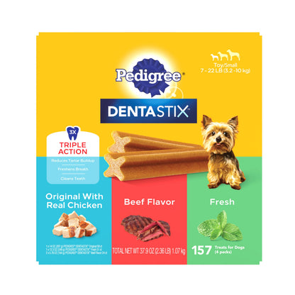 Pedigree Dentastix Small & Medium Dental Dog Treats, Original, 108 Count