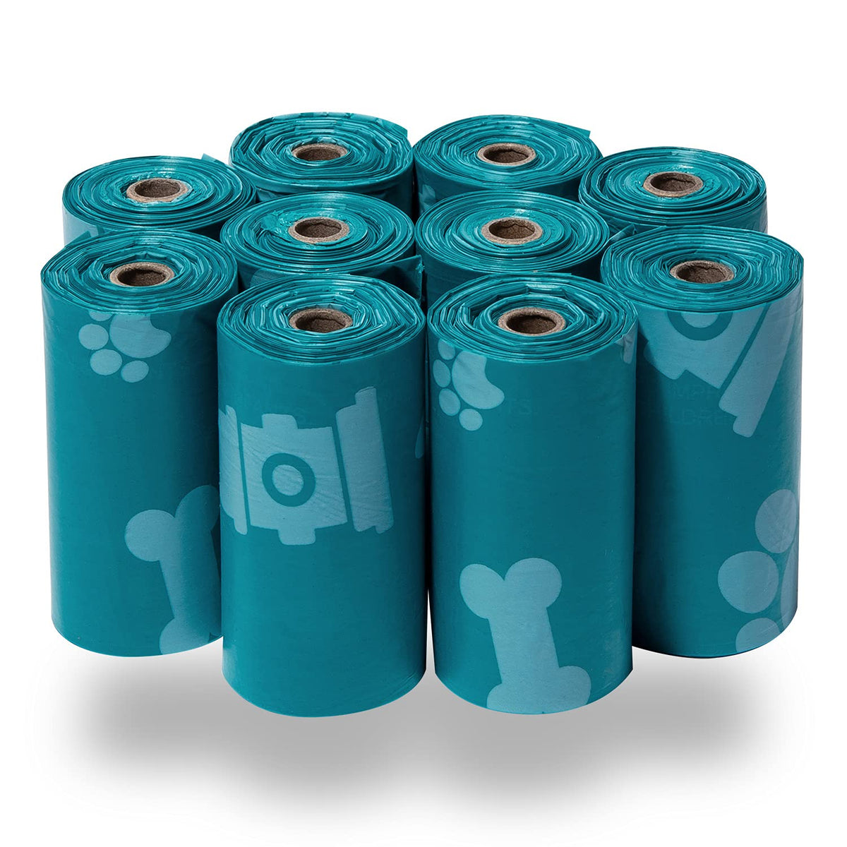 Best Pet Supplies GRS Poop Bags for Dogs - 600 Count, Green, Unscented