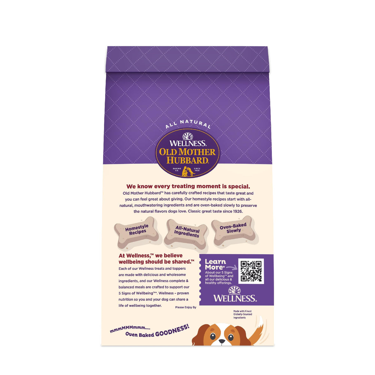 Old Mother Hubbard Wellness P-Nuttier Dog Biscuits, Natural, Training Treats, Peanut Butter Flavor, Mini Size, (20 Ounce Bag)