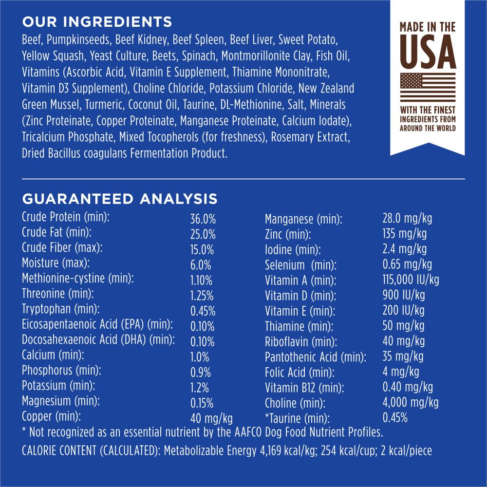 Instinct Freeze Dried Mixers, Dog Food Toppers, Beef, 6 oz. Bag