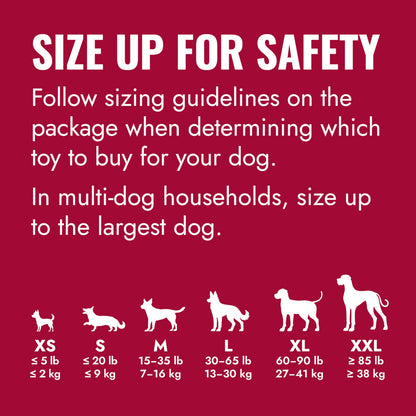 KONG Classic Stuffable Dog Toy, Natural Rubber Chew, for Large Dogs