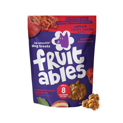 Fruitables Baked Dog Treats, Low Calorie Treats, Pumpkin & Blueberry, 12oz
