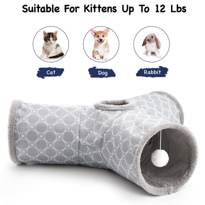 Tempcore Pet Tunnel Tube Cat Toys, Cat Tunnels for Indoor Cats