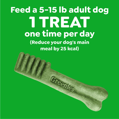 Greenies Teenie Original Natural Dental Dog Treats, Chicken, 43 Count