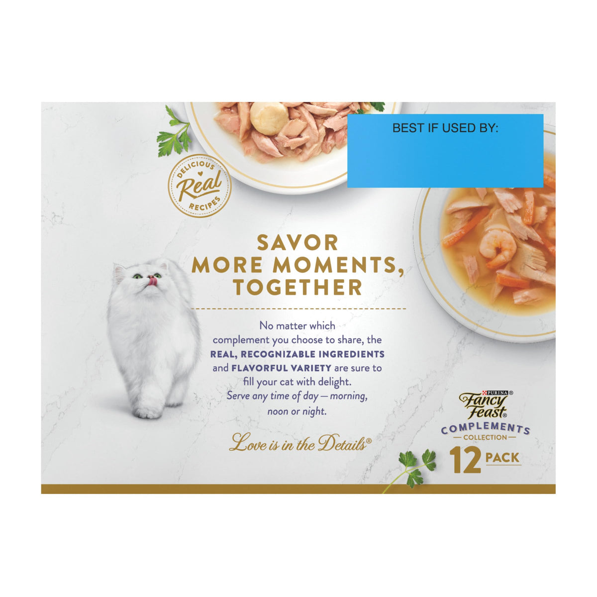 Purina Fancy Feast Seafood Classic Pate Variety Pack, 3 oz Cans, 30-Pack