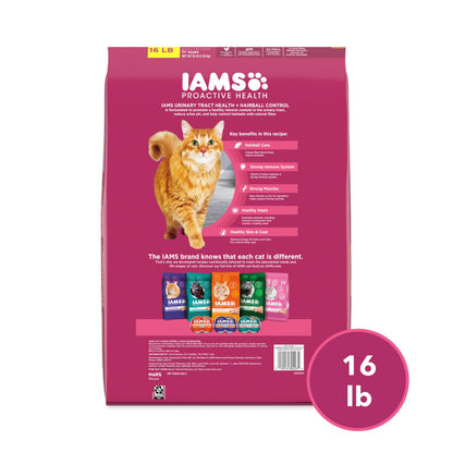 IAMS Proactive Health Urinary Tract Health Dry Cat Food, Chicken, 7 lb