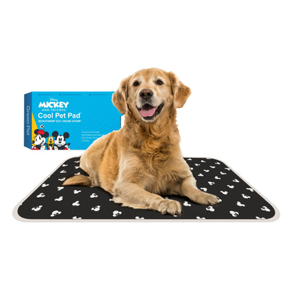 The Green Pet Shop Cool Pet Pad - Medium, Sage Grey - Self-Cooling, Pressure Activated Mat for Dogs & Cats from 21-45 lbs - Non-Toxic Gel, No Water Needed
