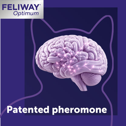 FELIWAY Optimum Cat Calming Pheromone Diffuser Refill - 3 Pack