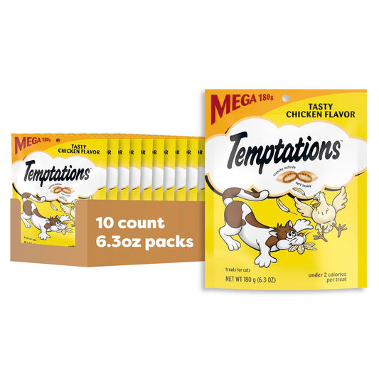 Temptations Classic Crunchy and Soft Cat Treats, Tasty Chicken, 30 oz