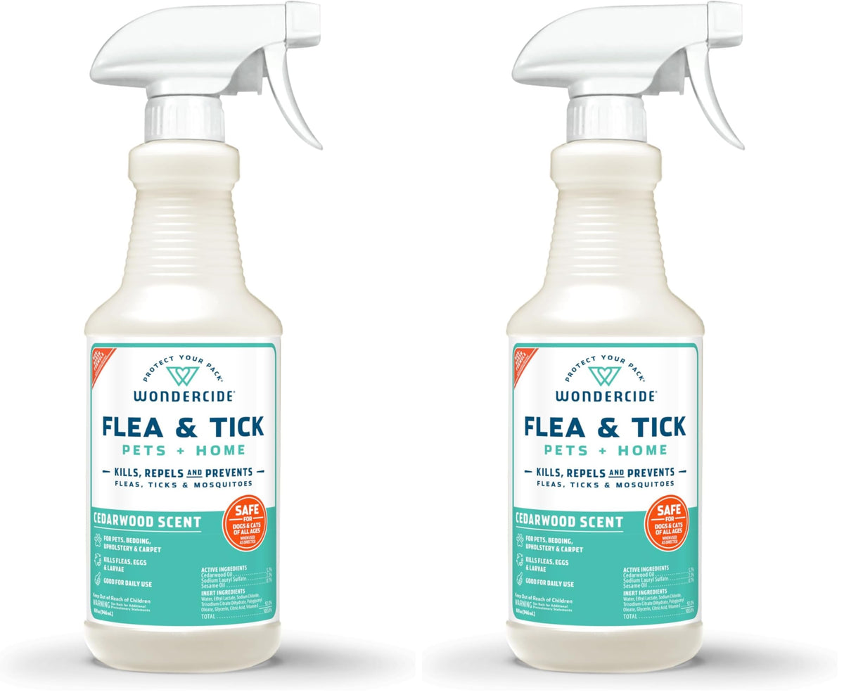 Wondercide Flea Tick & Mosquito Spray for Pets & Home - Rosemary 16 fl oz