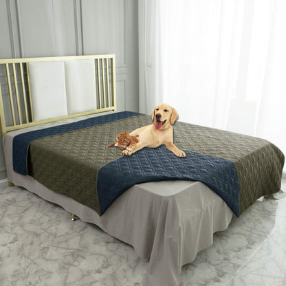 Ameritex Waterproof Dog Bed Blankets Cover for Bed Couch Sofa Reversible