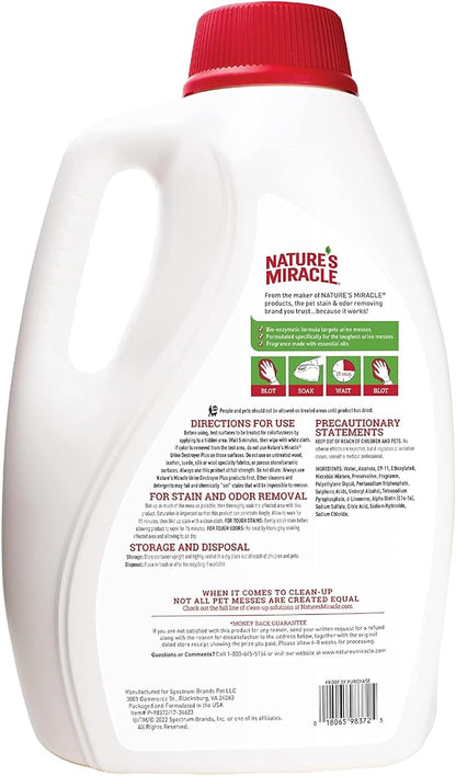 Nature's Miracle Cat Urine Destroyer Plus, Enzymatic Cleaner, 1 gal