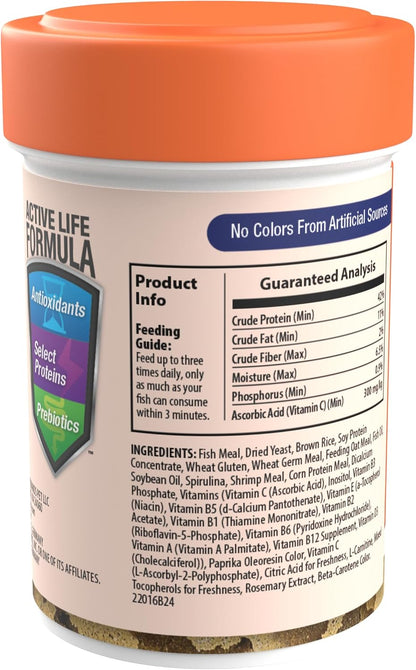 Tetra Goldfish Flakes, Nutritionally Balanced Diet For Aquarium Fish, Vitamin C Enriched Flakes, 0.42 oz