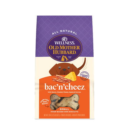 Old Mother Hubbard Wellness P-Nuttier Dog Biscuits, Natural, Training Treats, Peanut Butter Flavor, Mini Size, (20 Ounce Bag)