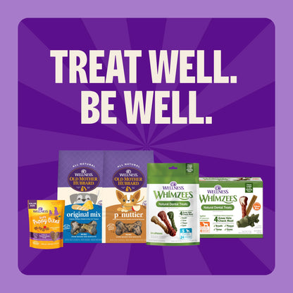 Wellness WHIMZEES Value Pack Natural Dog Dental Treat, Chews, Freshens Breath, Large Size, 50.9 oz Box, 24 Count